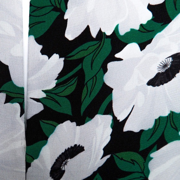 Stella McCartney Green Floral Silk Monia Jumpsuit - Picture 5 of 6